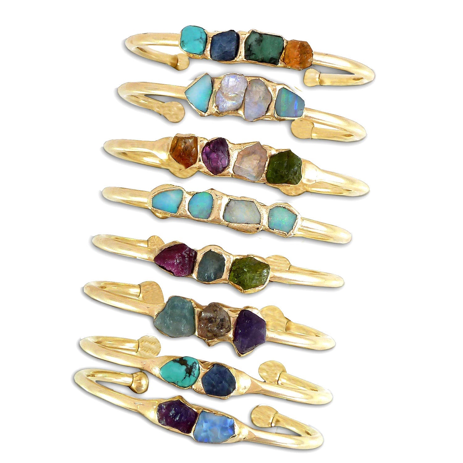 Raw crystal bracelets deals