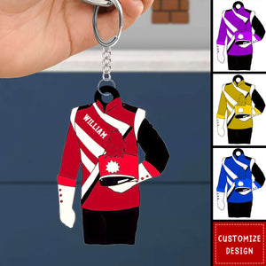 Personalized Marching Band Uniform Acrylic Keychain - 2024 New Release