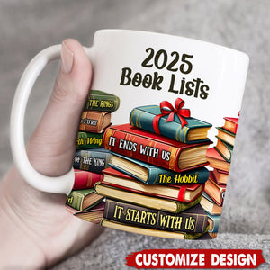 Personalized Gifts For Book Lover Coffee Mug