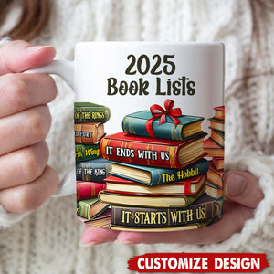 Personalized Gifts For Book Lover Coffee Mug