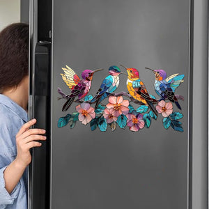 Hummingbird Suncatcher Decal,Sticker - Gifts For Bird Lovers