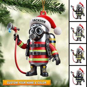 Personalized Firefighter Ornament-Gifts For Firefighters-2024 New Release