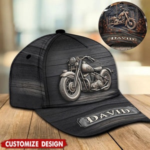 Time To Ride - Personalized Biker Classic Cap