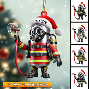 Personalized Firefighter Ornament-Gifts For Firefighters-2024 New Release