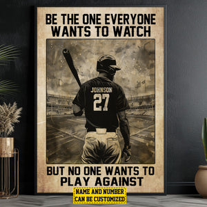 Personalized Softball Motivation Poster- Gift For Softball Lovers