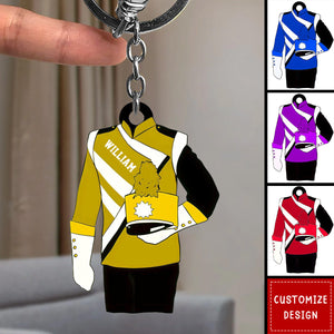 Personalized Marching Band Uniform Acrylic Keychain - 2024 New Release