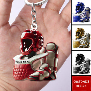 Personalized Taekwondo Gear Keychain-Gift For Taekwondo Lover-2024 New Release