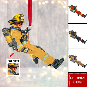 Personalized Firefighter Ornament-Gift For Firefighter-2024 New Release