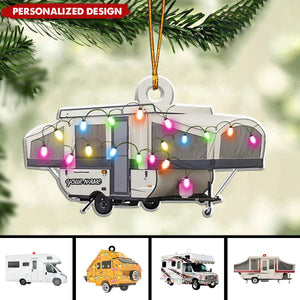 2024 New Release Personalized Camping Car Christmas Ornament-Gifts For Camping Lovers