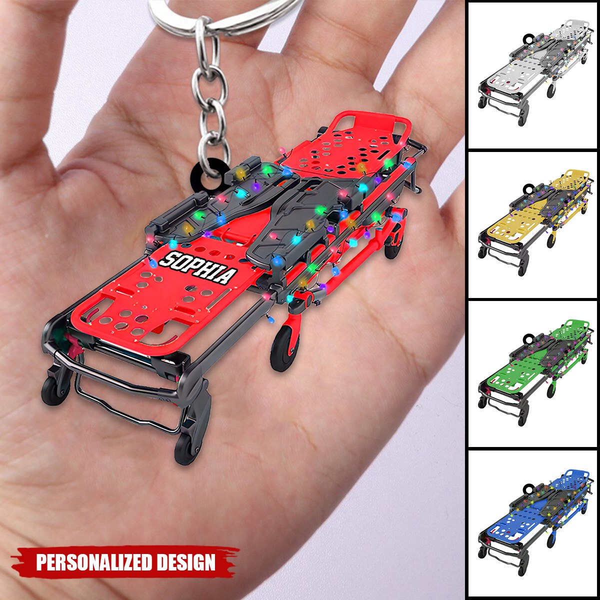 Personalized EMS EMT Paramedic Keychain-Gift For Doctor Surgery Medical-2024 New Release