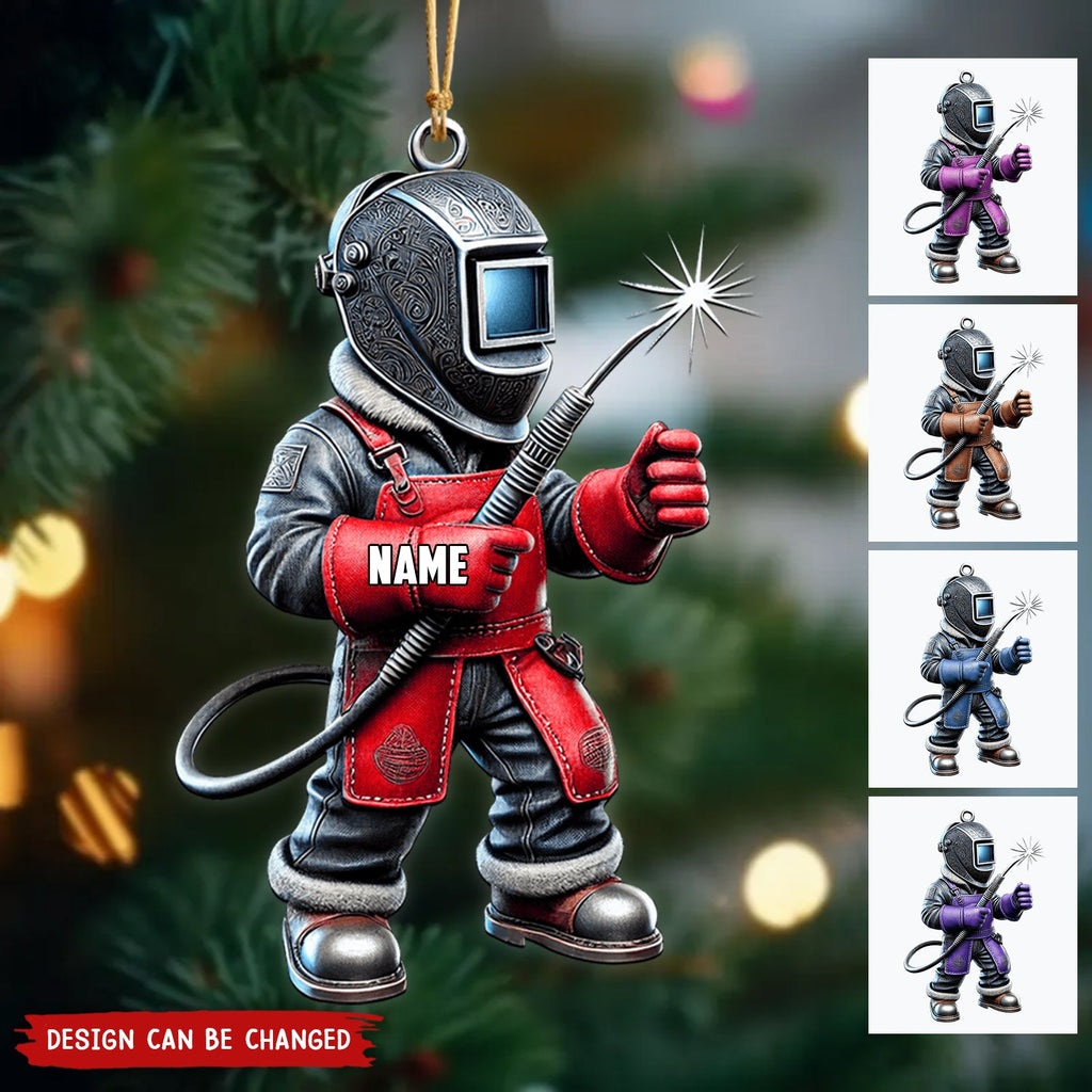 PersonalizedWelderChristmasOrnament,GiftsForWelder-2024NewRelease