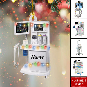 Personalized Anesthesia Machine Ornament-Gifts For Nurse Doctor-2024 New Release