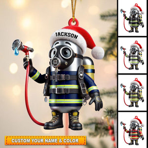 Personalized Firefighter Ornament-Gifts For Firefighters-2024 New Release