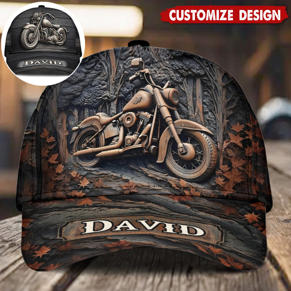 Time To Ride - Personalized Biker Classic Cap