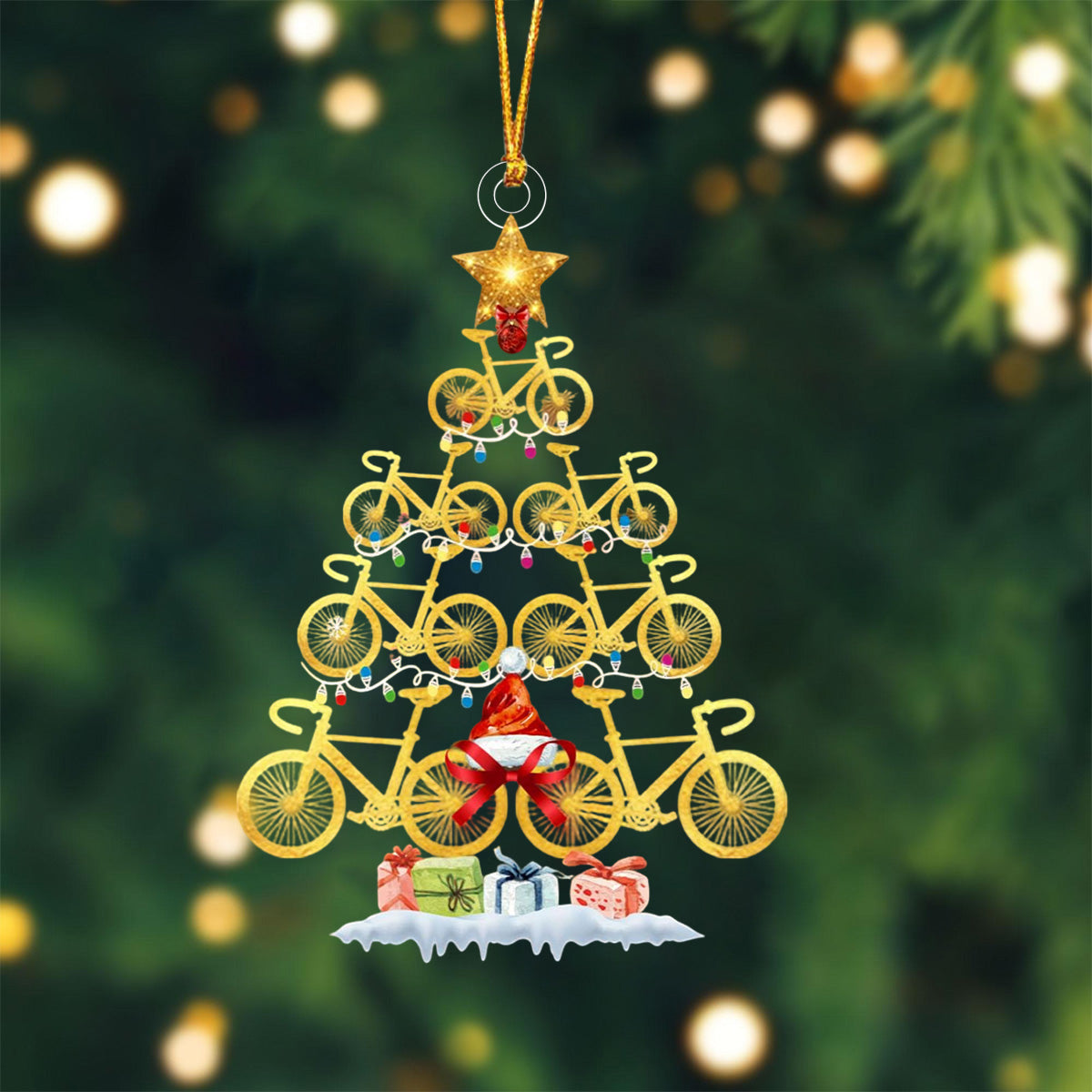 Bicycle Christmas Ornament Gift For Bike Rider-2024 New Release