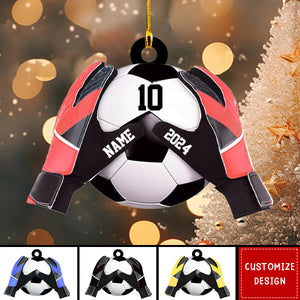 Personalized  Soccer Goal Keeper Christmas Ornament - Gift For Soccer Lovers - 2024 New Release