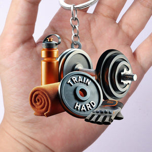 Fitness Keychain - Gift For Gym Lovers