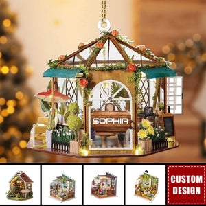 Personalized Garden House Christmas Ornament - Gift For Gardening Lovers - 2024 New Release