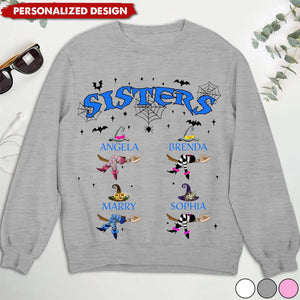 Bestie Life Witch-Personalized Sweatshirt-Best Gift For Halloween