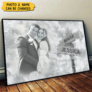 Custom Photo I Need You Because I Love You - Couple Personalized Horizontal Poster - Gift For Husband Wife, Anniversary