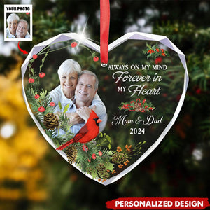 I'm Always With You-Personalized Glass Ornament-Gift For Friends Family-2024 New Release