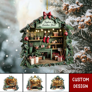 Personalized Garden Shed Christmas Ornament Gift For Gardening Lovers-2024 New Release