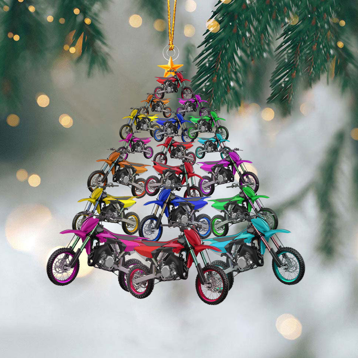 Motocross Christmas Ornament - 2024 New Release