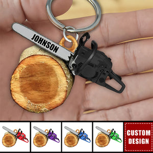 Personalized Arborist Keychain-Gift For Tree Trimmer-2024 New Release