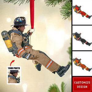 Personalized Firefighter Ornament-Gift For Firefighter-2024 New Release