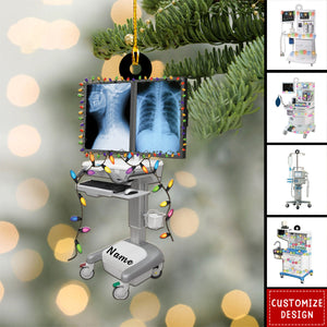 Personalized Anesthesia Machine Ornament-Gifts For Nurse Doctor-2024 New Release