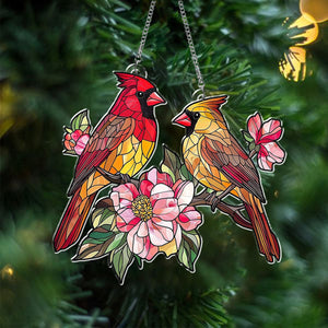 Cardinal Acrylic Christmas Ornament Bird Memorial Gift for Christmas - 2024 New Release