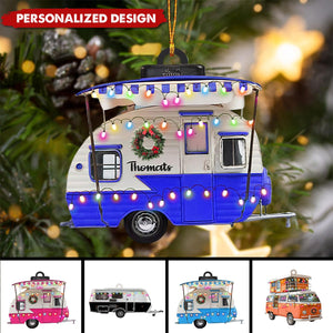 Personalized Camper Ornaments-Gifts For Camping Lover-2024 New Release