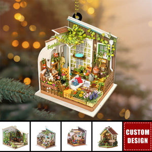 Personalized Garden House Christmas Ornament - Gift For Gardening Lovers - 2024 New Release