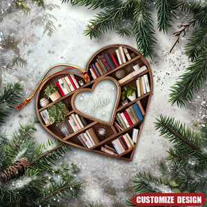 2024 New Release Personalized Christmas Book Tree Name Ornament