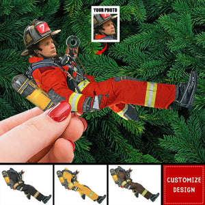 Personalized Firefighter Ornament-Gift For Firefighter-2024 New Release