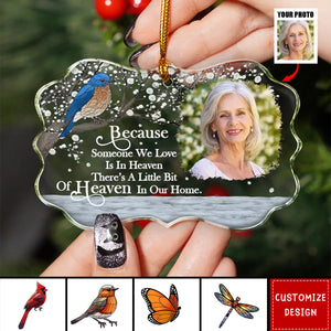 Custom Photo I'm Always With You Memorial - Personalized Medallion Acrylic Ornament - 2024 New Release