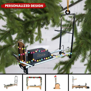 2024 New Release Personalized Pilates Equipment Hanging Christmas Ornament-Gifts For Pilates Lover