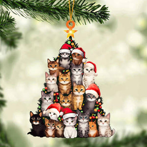 Cats Acrylic Ornament - Gift For Cat Lovers - 2024 New Release