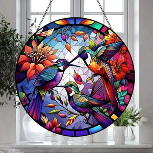 Hummingbird Suncatcher Ornament Window Decor