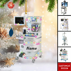 Personalized Anesthesia Machine Ornament-Gifts For Nurse Doctor-2024 New Release