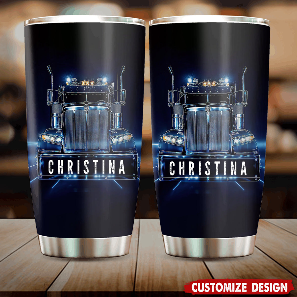 Personalized Trucker Tumbler - Gift For Trucker