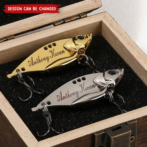 Personalized Engraved Fishing Lure Hook - Gifts For Fishing Lover