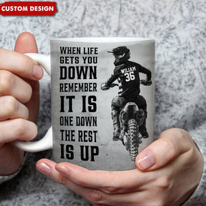 Personalized Motocross Mug- Gift For Racing Lovers