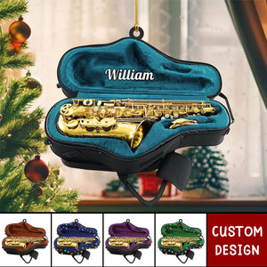 Personalized Saxophone Ornament-Gifts For Saxophonist-2024 New Release