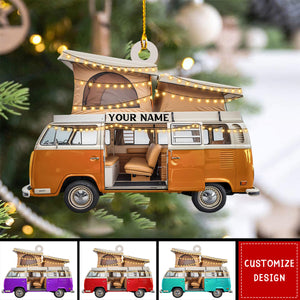 Personalized Camping Car Christmas Ornament-2024 New Release