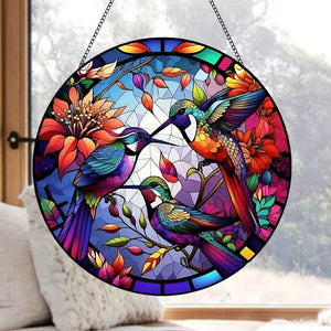 Hummingbird Suncatcher Ornament Window Decor