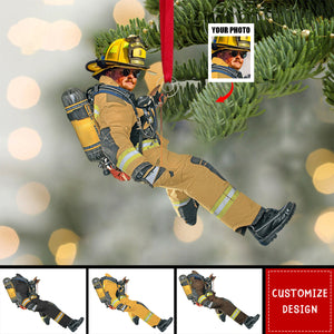 Personalized Firefighter Ornament-Gift For Firefighter-2024 New Release