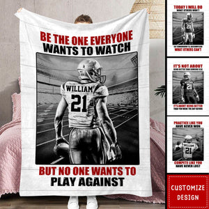 Personalized American Football  Blanket - Gift For American Football Player