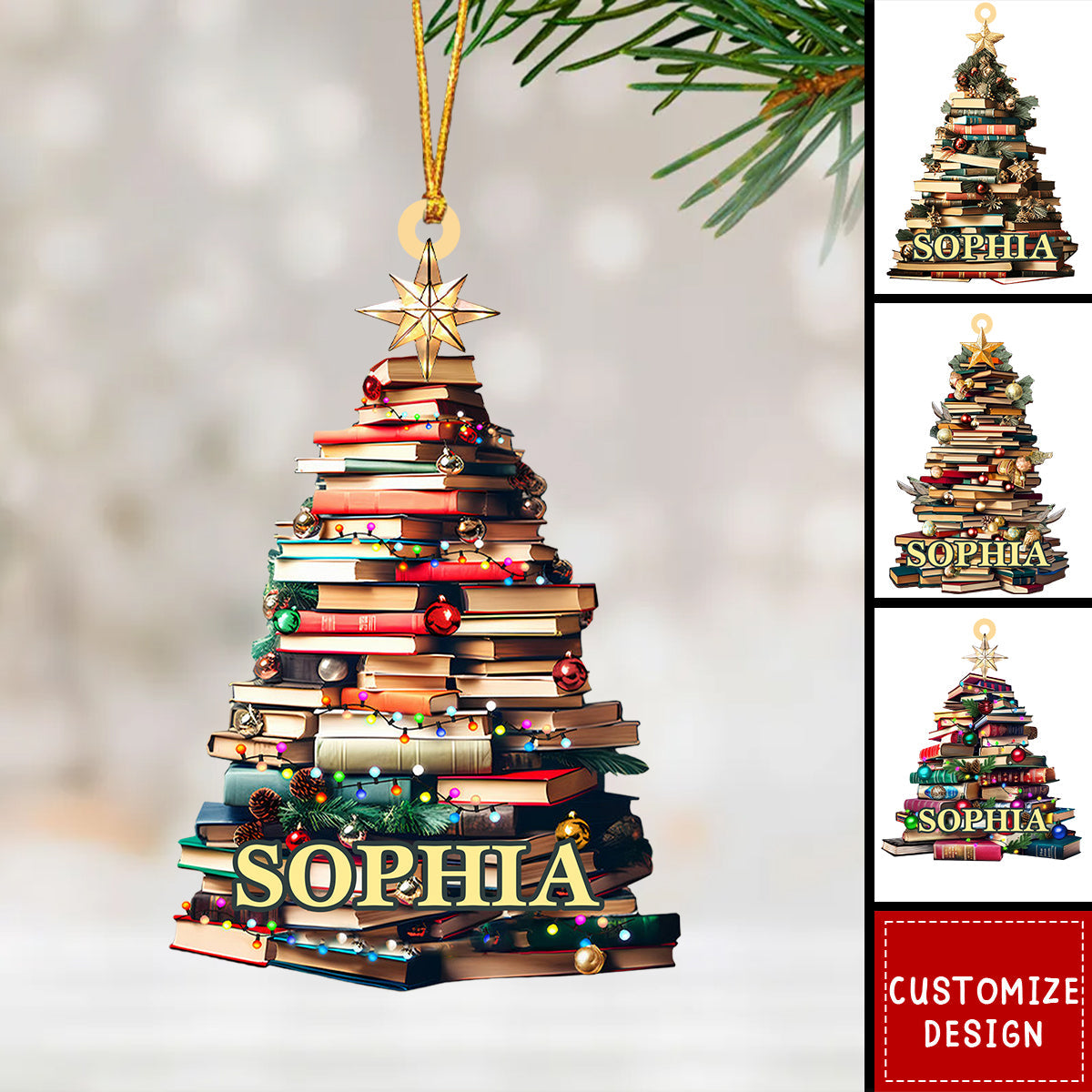 Personalized Christmas Photo 2024 Album, Christmas Gifts, Our Adventure Book, Gift for Parents, free personalized Christmas tree toy