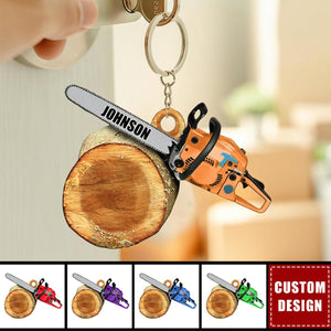 Personalized Arborist Keychain-Gift For Tree Trimmer-2024 New Release